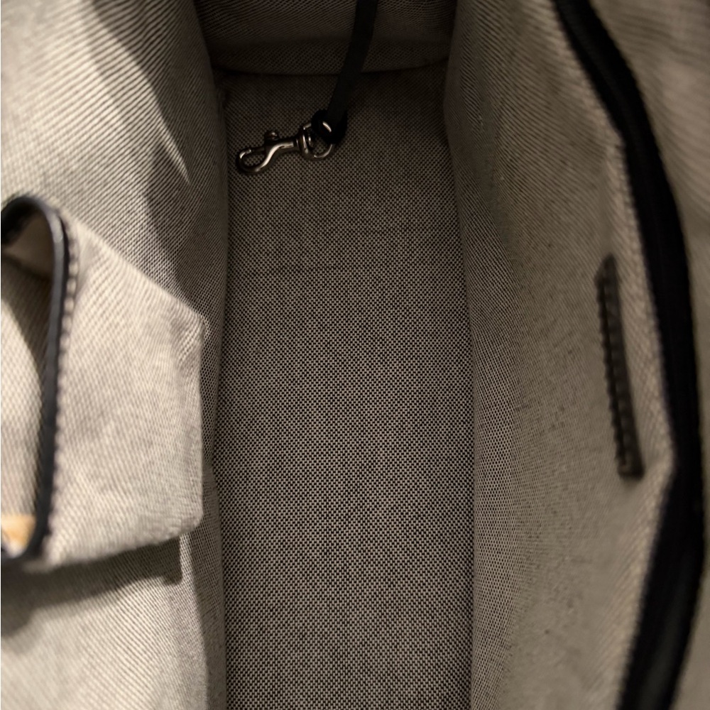 Dooney & Bourke Signature Monogram Double Pocket Satchel/Tote - Picture 9 of 9